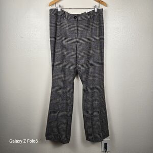 Harold’s Women’s Wool Plaid Pants Size 12 NWT Contemporary‎ Fit Alex Flawed
